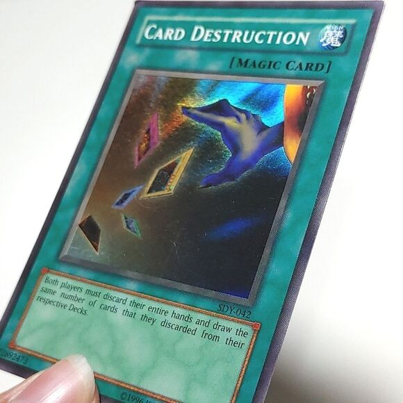 Yugioh! Rare holo card destruction card - Picture 3 of 3